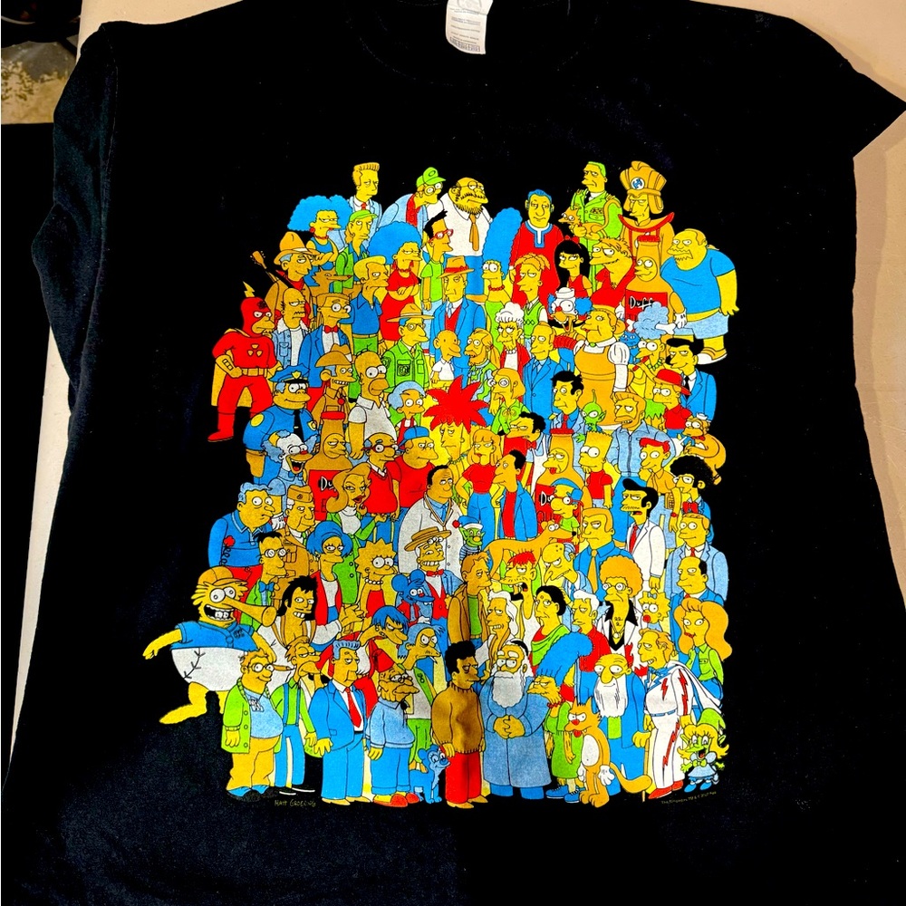 The Simpsons TShirt Vintage Size XXL